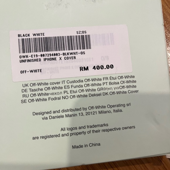 Off-White iPhone X case **brand new** - Picture 2 of 5
